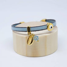 Load image into Gallery viewer, Leather Mati Bracelet