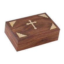 Load image into Gallery viewer, Wooden Orthodox Incense Holder and Keepsake Box