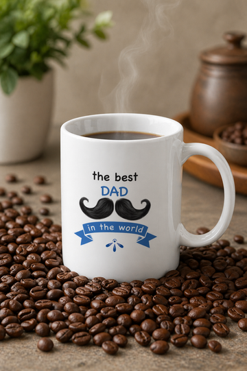 Greek Ceramic Mug for Baba or Dad