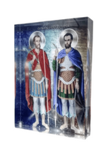 Load image into Gallery viewer, Άγιοι Θεοδωροι Agioi Theodori Icon