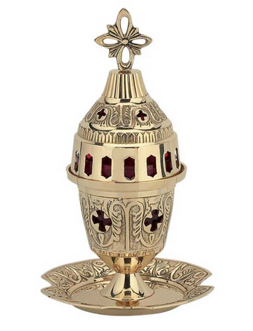 Two Tone Brass Kantili - Vigil Lamp
