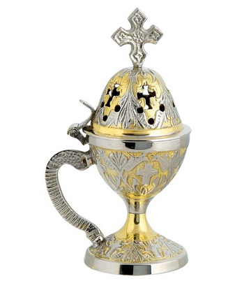 Orthodox Brass Thimiato - Censer