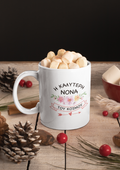 Greek ceramic mugs featuring heartfelt designs for Yiayia (grandmother), Mama (mum), Nona (godmother), and Thia (aunt) — meaningful gifts for the special women in a Greek family.