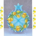 love-your-lemons-decorative-plaque-home	Love Your Lemons Decorative Plaque Home - Greek inspirational wall plaque, home or office decor
