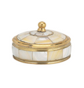Small mother of pearl incense holder and keepsake box with incense included