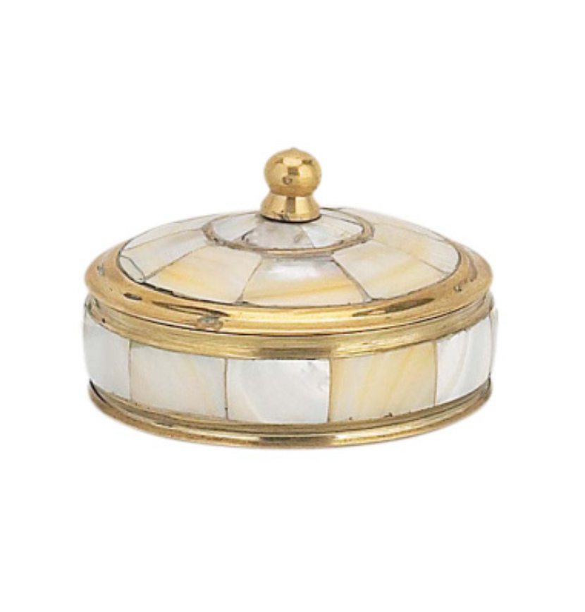 Small mother of pearl incense holder and keepsake box with incense included