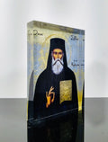 Orthodox Icon Saint Savvas Of Kalymnos - Greek Christian Orthodox icon, religious gift, faith decor
