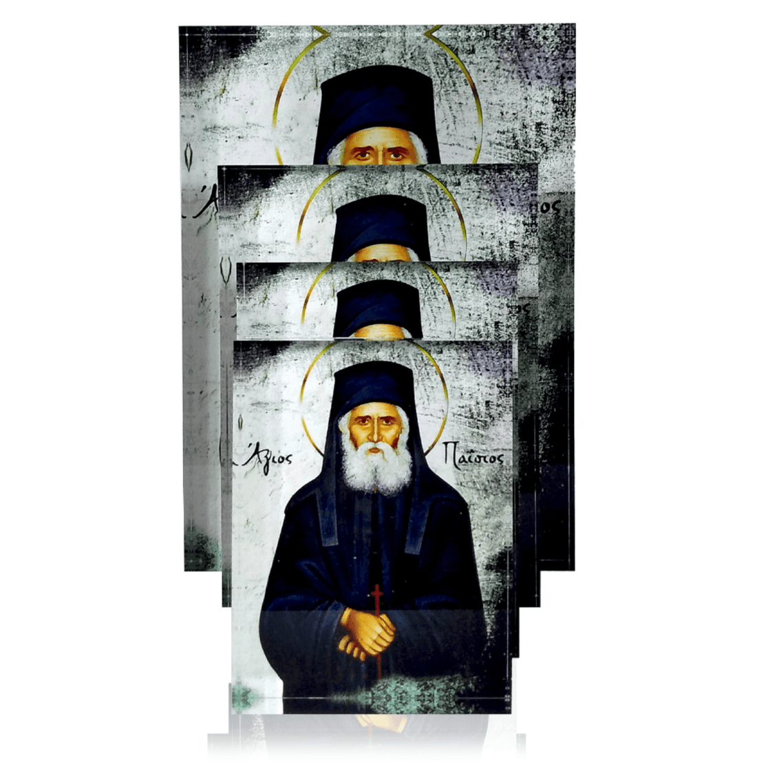 Agios Paisios Orthodox Icon Saint Paisios Of Mount Athos - Greek Christian Orthodox icon, religious gift, faith decor