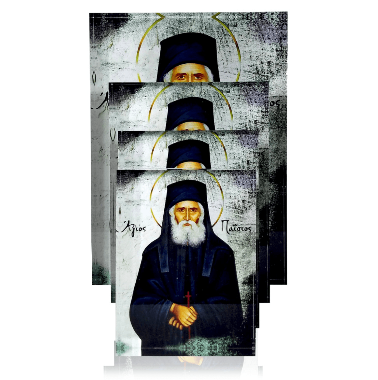 Agios Paisios Orthodox Icon Saint Paisios Of Mount Athos - Greek Christian Orthodox icon, religious gift, faith decor