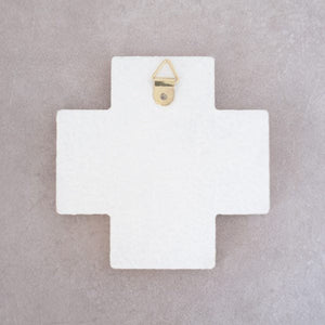 Ceramic Cross Love, Faith, Hope