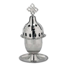 Load image into Gallery viewer, Orthodox Brass Kantilia Nickel Plated - Vigil Lamp