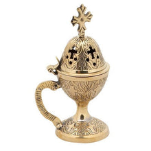 Load image into Gallery viewer, Orthodox Brass Thimiato - Censer