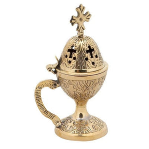Orthodox Brass Thimiato - Censer