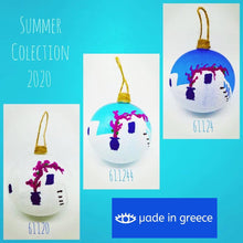 Load image into Gallery viewer, Hand Blown Glass Baubles Bougainvillea IN STOCK NOW