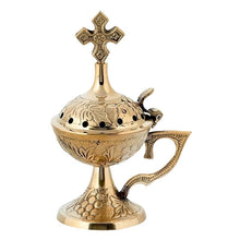 Load image into Gallery viewer, Orthodox Brass Thimiato - Censer