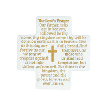 Load image into Gallery viewer, Ceramic Cross Lords Prayer