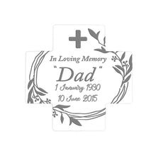 Load image into Gallery viewer, Ceramic Memorial Cross