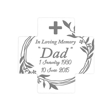 Ceramic Memorial Cross