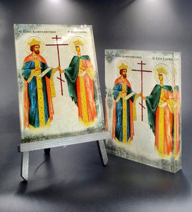 Άγιος Κωνσταντίνος Ελένη Saint Constantine and Saint Helen Icon