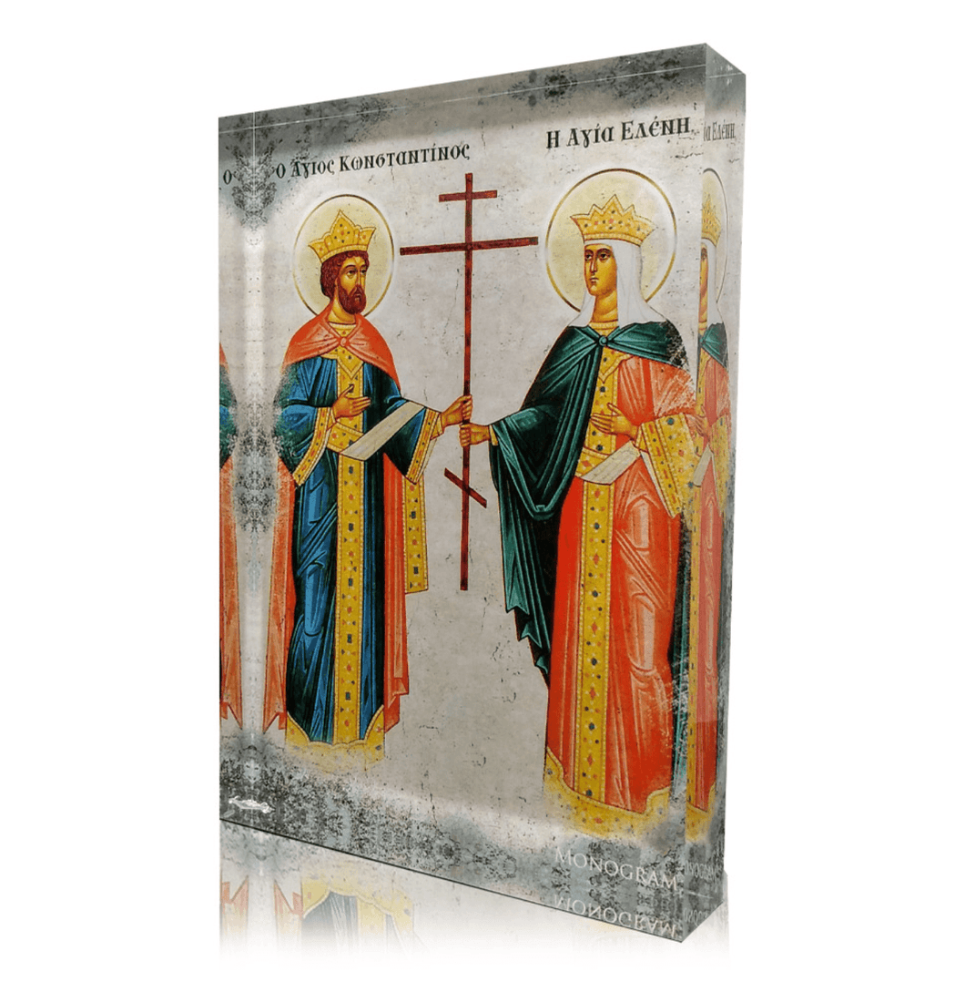 Άγιος Κωνσταντίνος Ελένη Saint Constantine and Saint Helen Icon