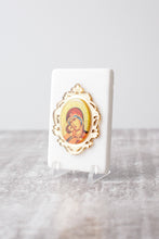 Load image into Gallery viewer, Thassos Marble  Icon with Gold Mirror JUST ARRIVED
