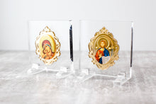 Load image into Gallery viewer, Plexiglass Icon with Gold Mirror JUST ARRIVED