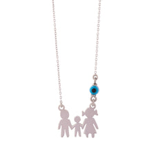 Load image into Gallery viewer, Family 925 Silver Necklace with Mati PREORDER