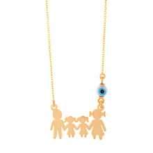 Load image into Gallery viewer, Family 925 Silver Necklace with Mati PREORDER