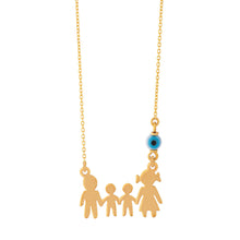 Load image into Gallery viewer, Family 925 Silver Necklace with Mati PREORDER