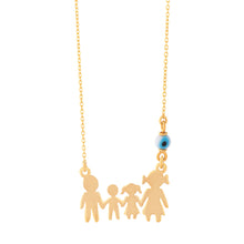 Load image into Gallery viewer, Family 925 Silver Necklace with Mati PREORDER