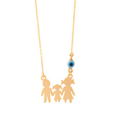 Load image into Gallery viewer, Family 925 Silver Necklace with Mati PREORDER