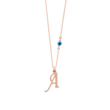 Load image into Gallery viewer, Greek and English Initial 925 Silver Necklace PREORDER