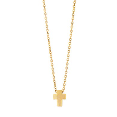 Small Cross 925 Silver Necklace