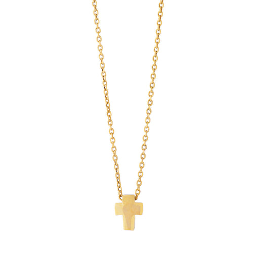 Small Cross 925 Silver Necklace