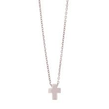 Load image into Gallery viewer, Small Cross 925 Silver Necklace