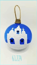 Load image into Gallery viewer, Hand Blown Glass Baubles Churches IN STOCK NOW