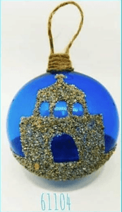 Hand Blown Glass Baubles Halkidiki IN STOCK NOW