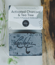 Load image into Gallery viewer, Activated Charcoal &amp; Tea Tree Soap Bar