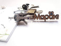Personalised Greek name keyring.  