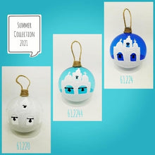 Load image into Gallery viewer, Hand Blown Glass Baubles Churches IN STOCK NOW
