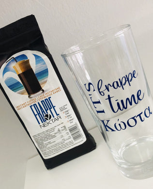 The Original Frappe Glass and Frappe Coffee