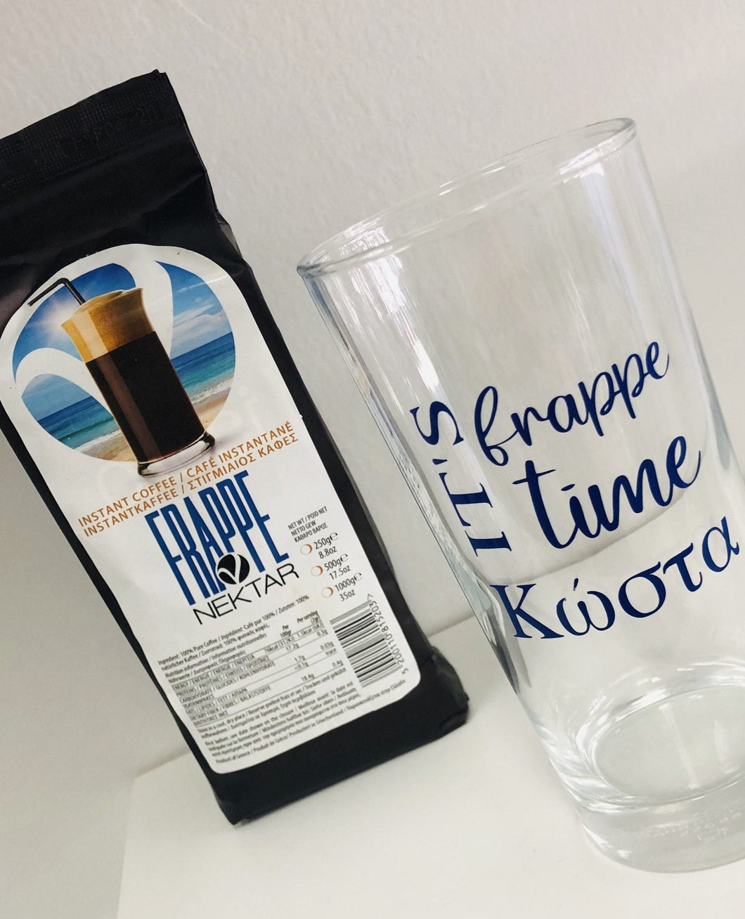 The Original Frappe Glass and Frappe Coffee