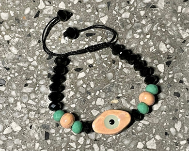 Ceramic and Crystals Mati Bracelet