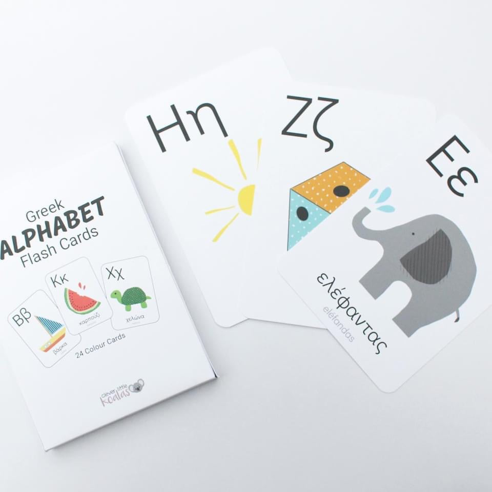 Greek Alphabet Flash Cards