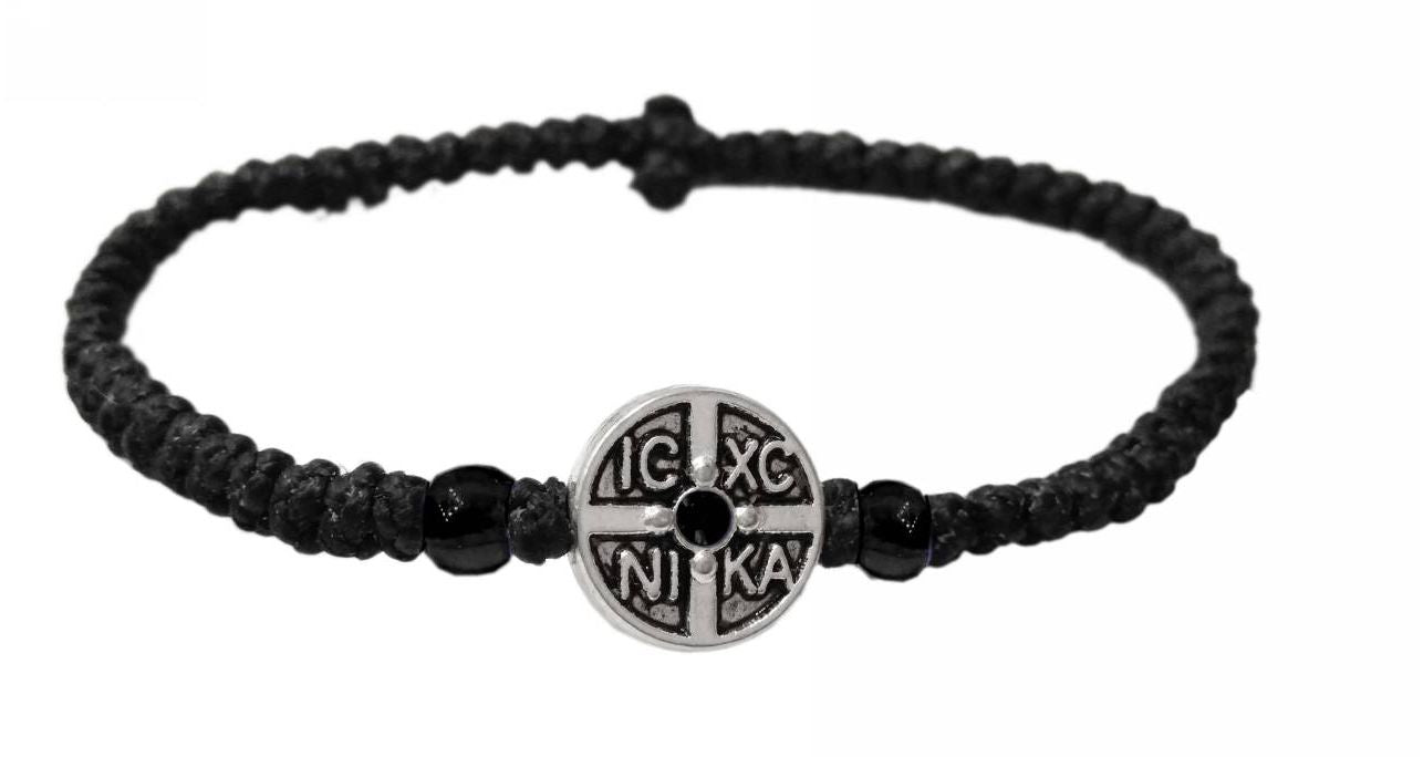Greek bracelet with discount cross