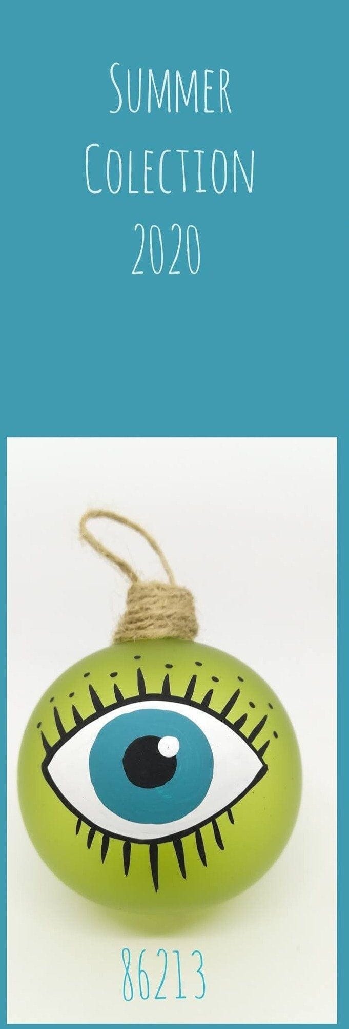 Hand Blown Glass Baubles Modern Mati