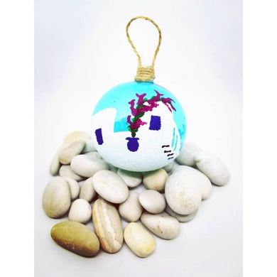Hand Blown Glass Baubles Bougainvillea IN STOCK NOW
