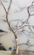 Load image into Gallery viewer, 925 Silver Necklace with Blue Cube