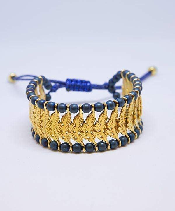 Leaf Bracelet Beaded