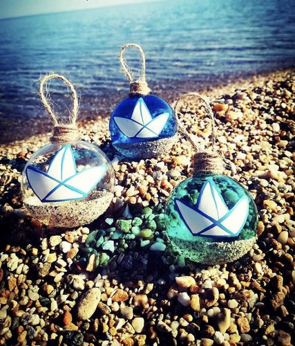Hand Blown Glass Baubles Summer Collection IN STOCK NOW